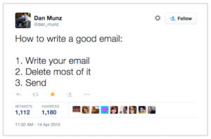 Email advice
